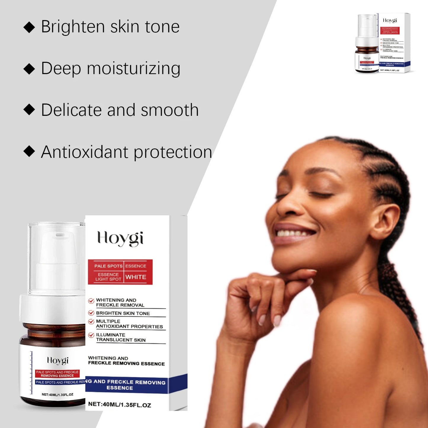 Crème blanchissante à la vitamine C dissolvant de taches brunes (Burkina faso)