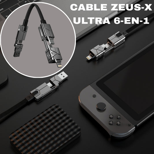 Câble universel Zeus-X Go Ultra 6-en-1 (Benin)