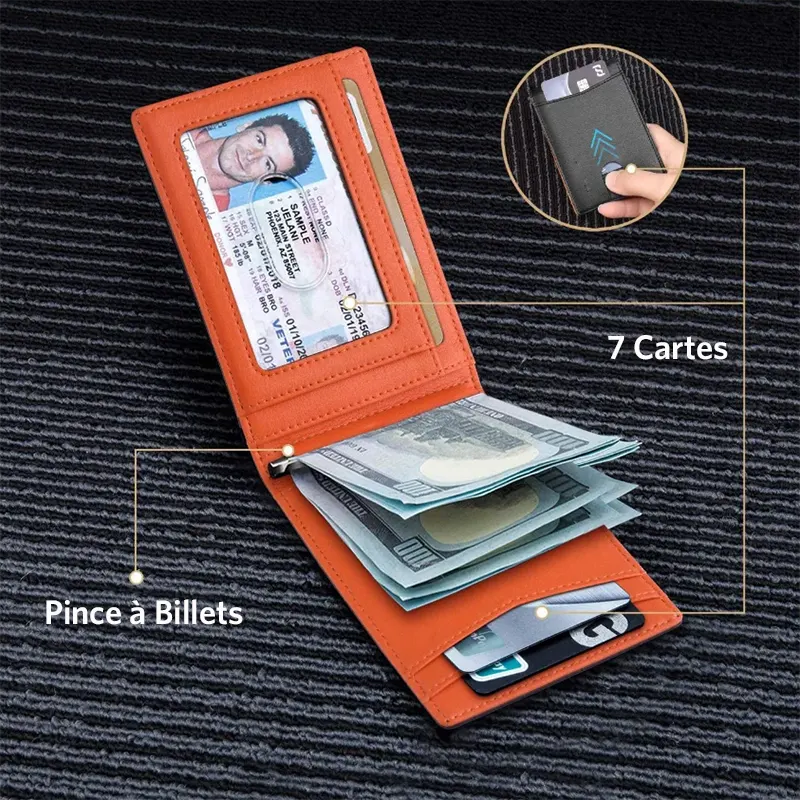 Porte Cartes Anti Piratage Pliant (Côte d'Ivoire)