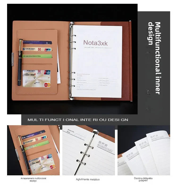 Carnet de notes en cuir souple A5 (Côte d'Ivoire)