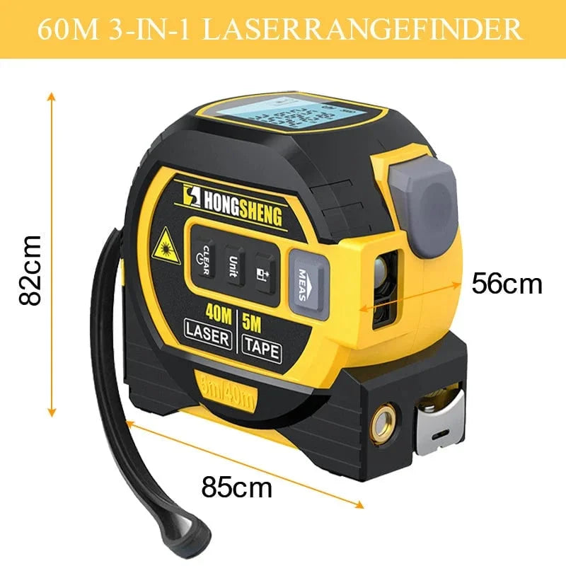 Instrument de mesure de ruban laser infrarouge 3 en 1 (Côte d'Ivoire)