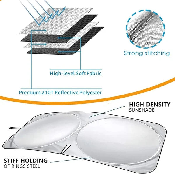 Couverture de pare-soleil de pare-brise de voiture (Chad)
