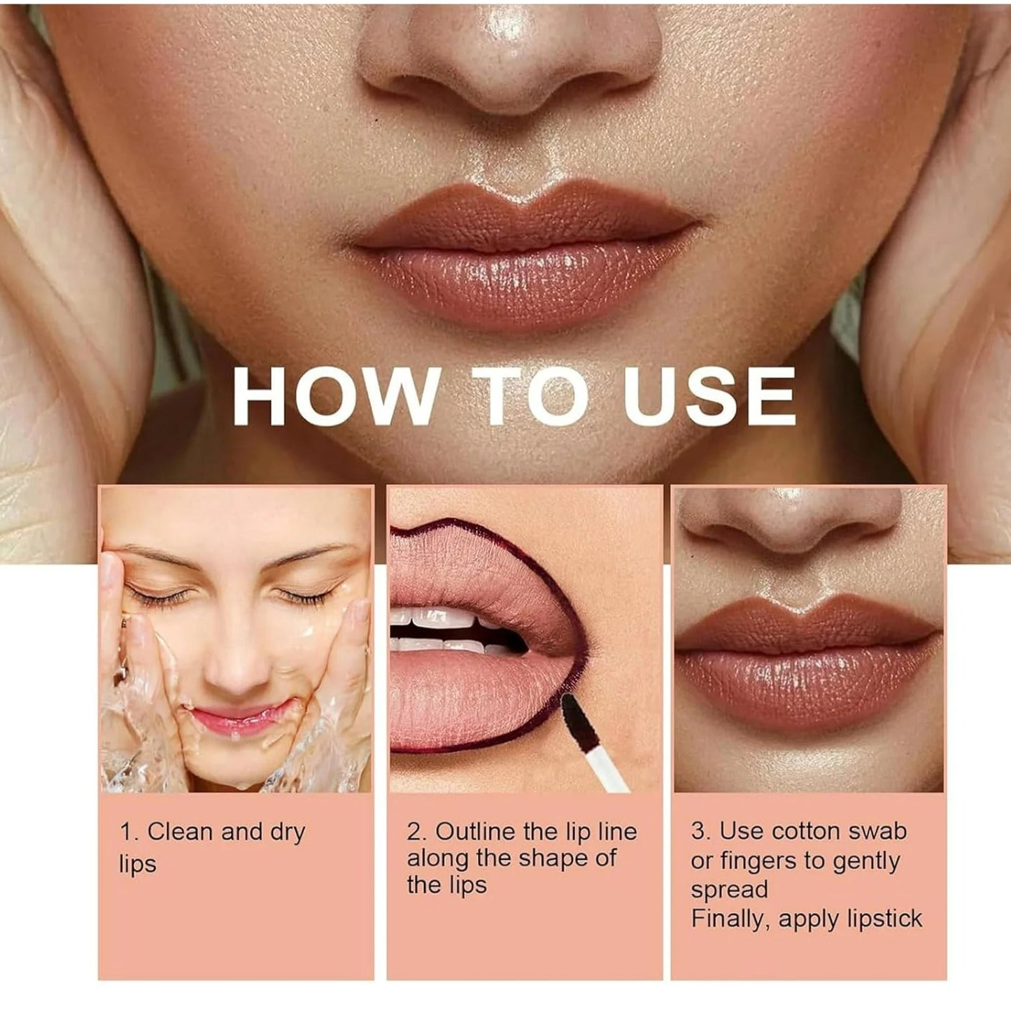 Crayon à lèvres amovible (Gabon)