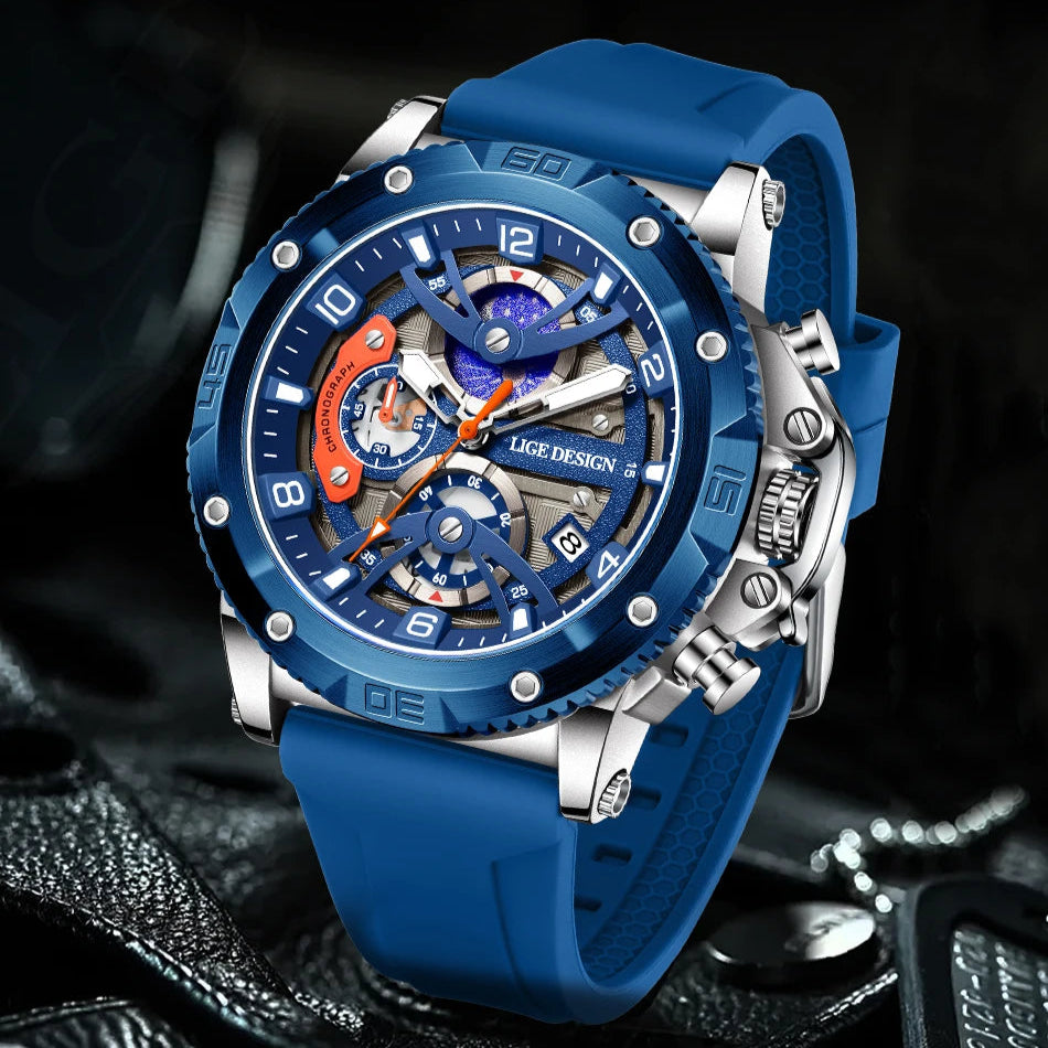 Montre homme de luxe LIGE (Niger)