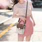 Mini sac avec motif lettre (Congo)
