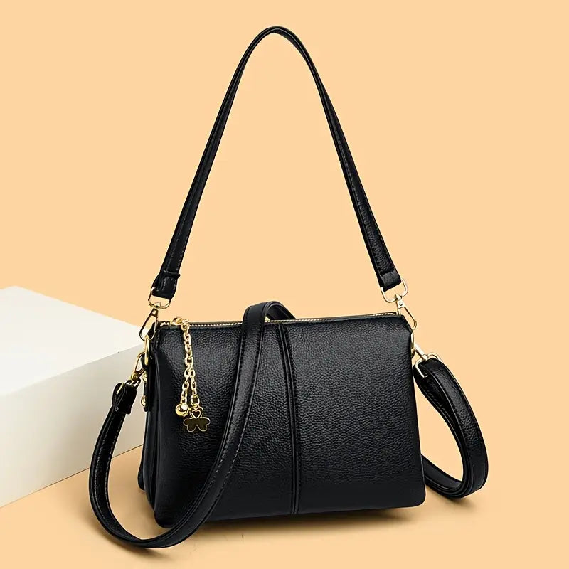 Sac bandoulière élégant à trois couches (Congo)