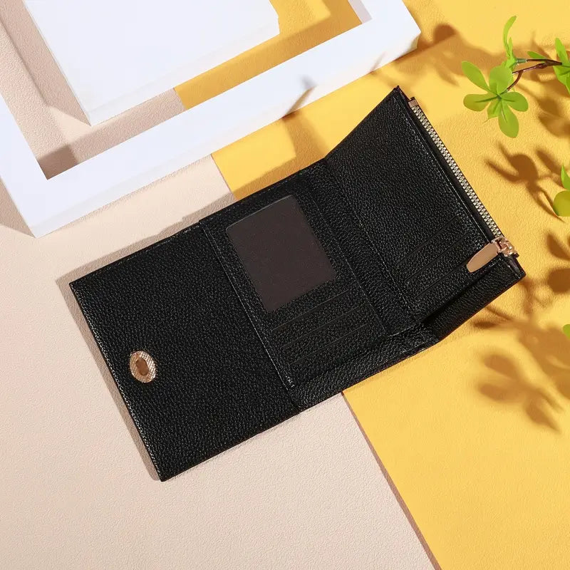 Portefeuille noir raffiné pour femme (Cameroun)