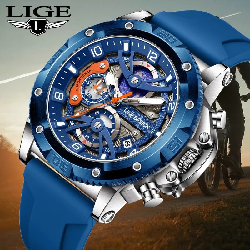 Montre homme de luxe LIGE (Niger)