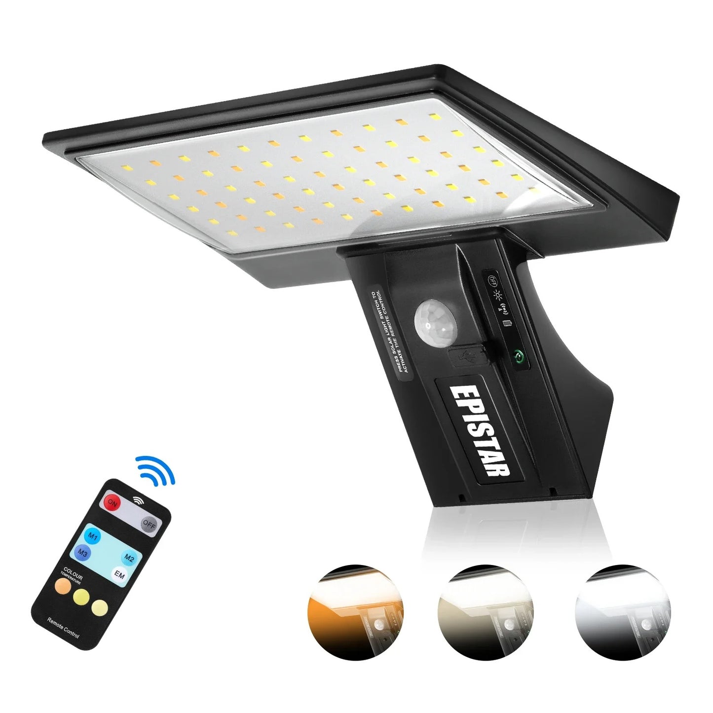 Lampe d'extérieur à énergie solaire (Sénégal)