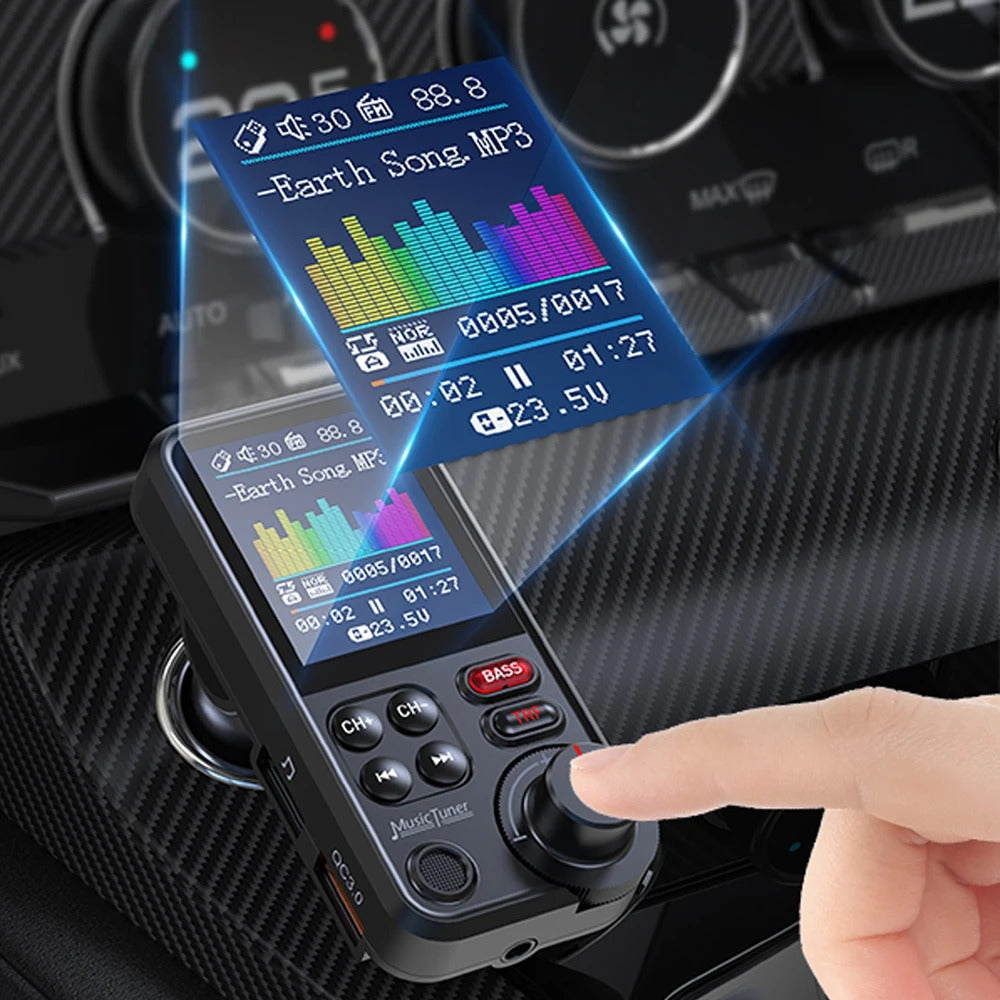 Transmetteur FM sans fil Bluetooth pour voiture (Gabon)