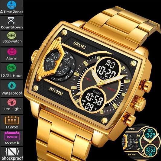 Montre multi-fuseaux horaires (Gabon)