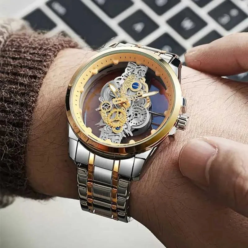 montre automatique transparente (Congo)