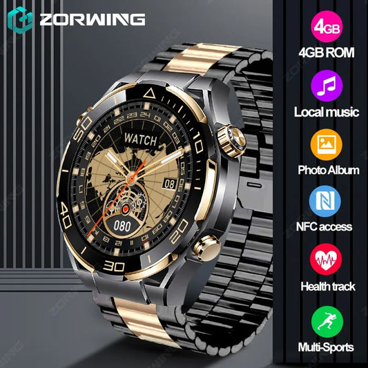Montre intelligente ronde professionnelle pour hommes (Benin)