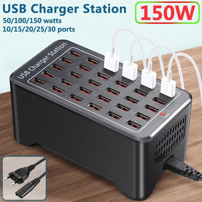 Station de charge USB multiport (Côte d'Ivoire)