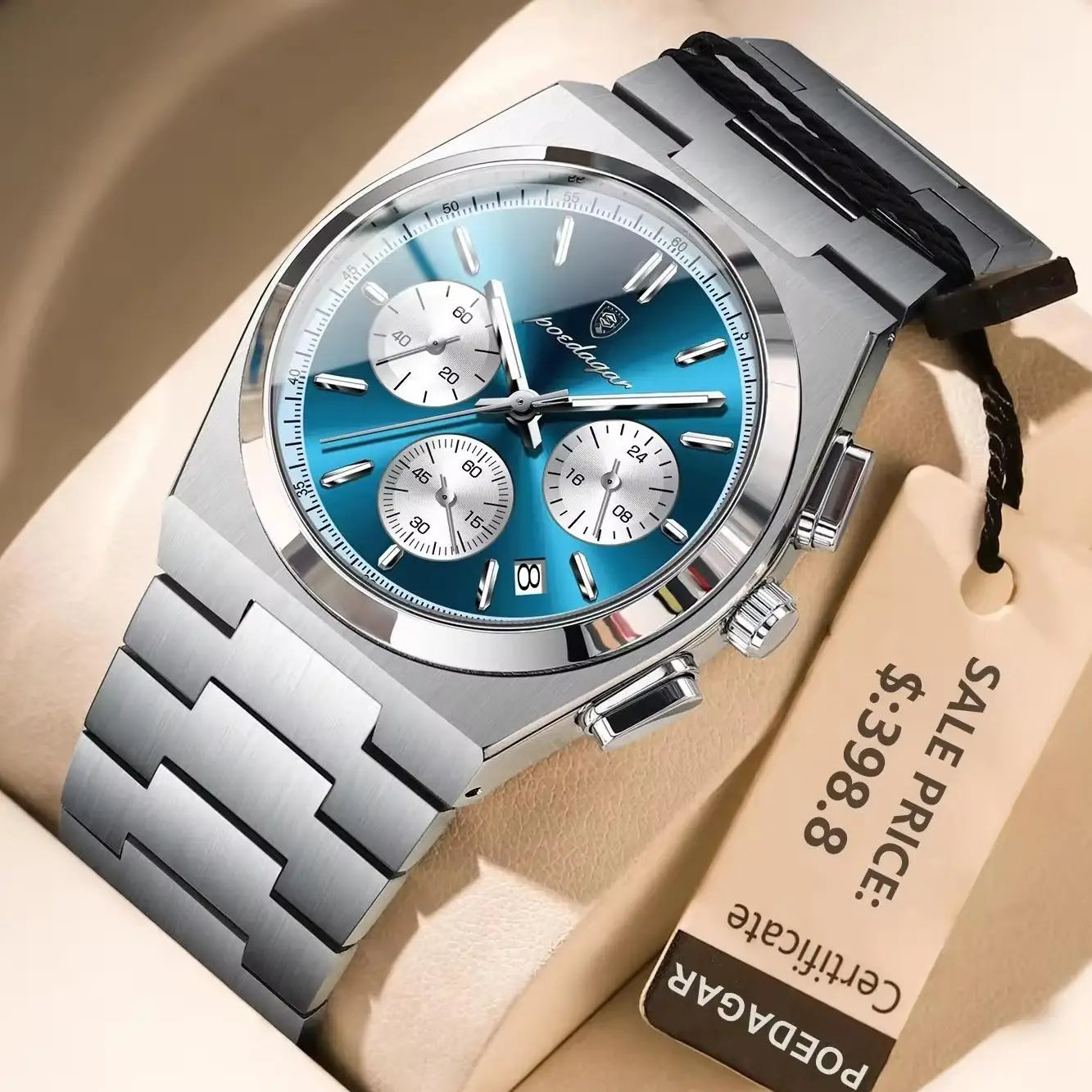 Montre chronographe de luxe (Gabon)