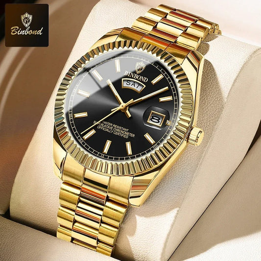 Montre de luxe en or Binbond (Burkina faso)