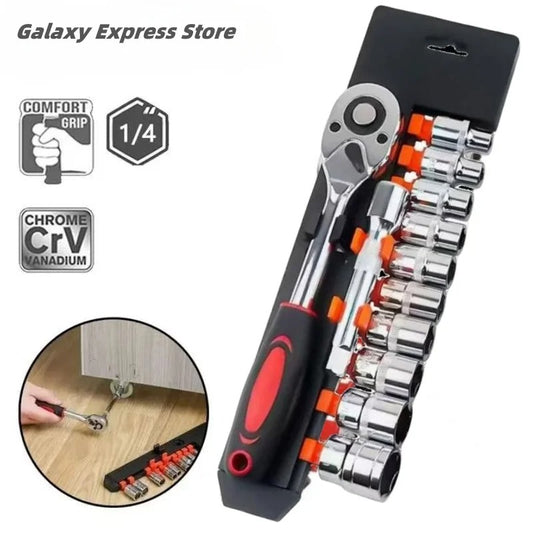 Jeux De Douilles Et Bras Cliquet 12pcs (Togo)