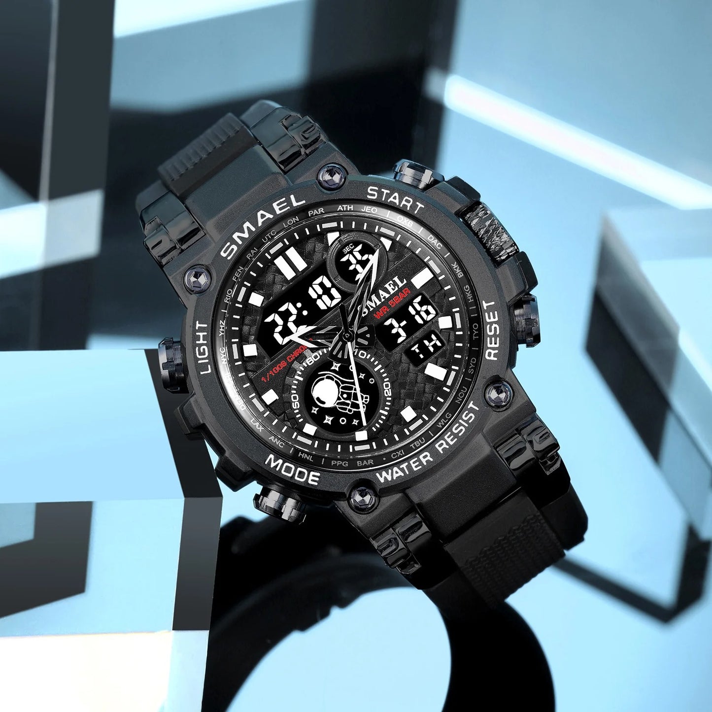 Montre numérique militaire à LED SMAEL (Mali)