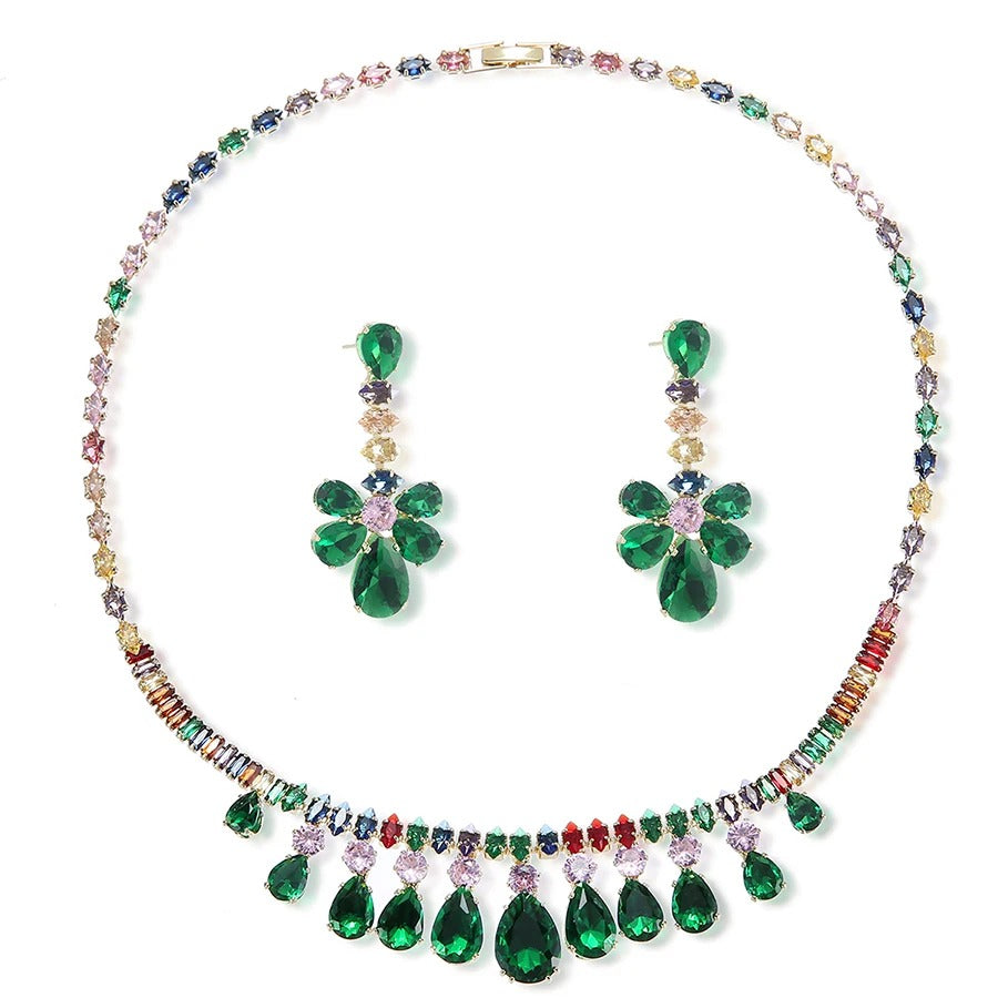 Ensembles de bijoux émeraude éternelle (Côte d'Ivoire)