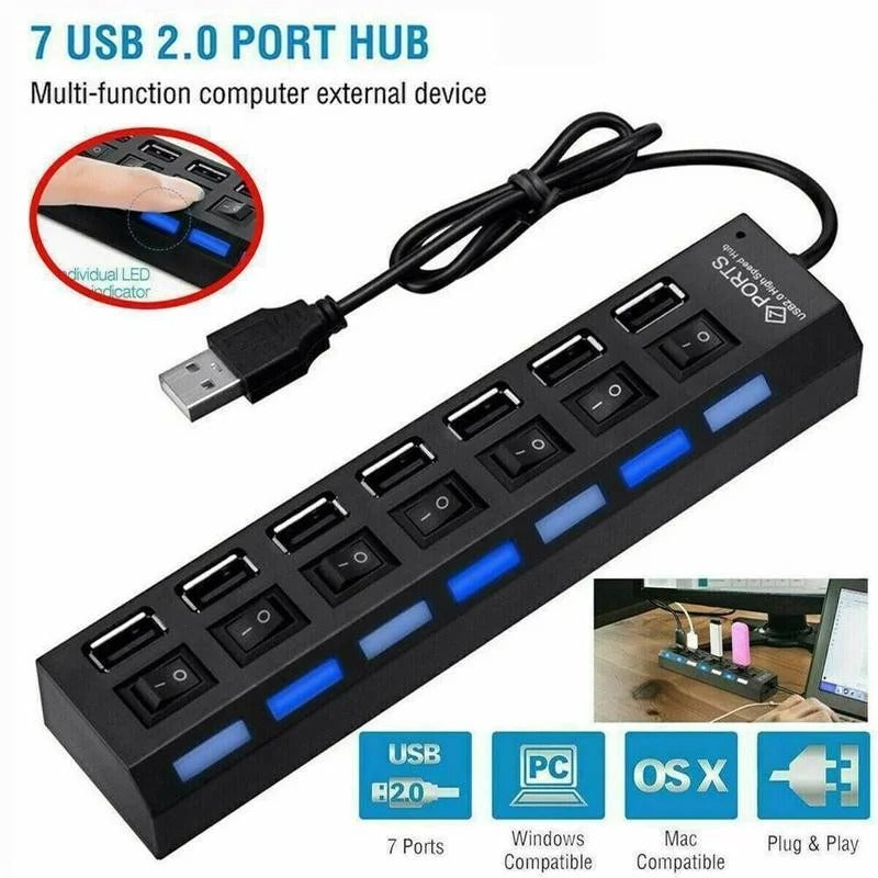 Connecteur d'extension de hub USB à 7 ports (Sénégal)