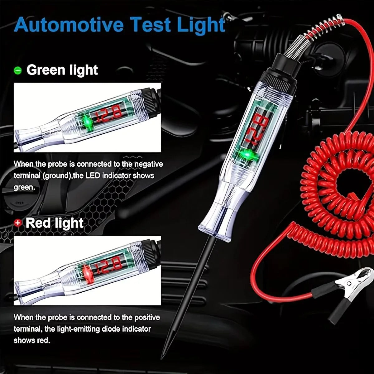 Testeur de circuit LED numérique (Congo)