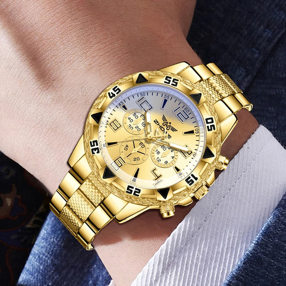 Montre avec trois yeux en alliage métallique (Chad)