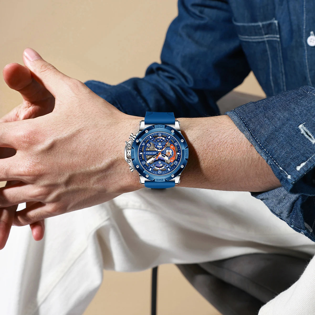 Montre homme de luxe LIGE (Niger)