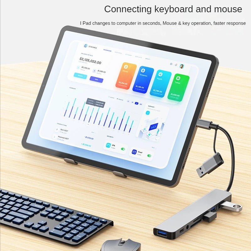 Concentrateur USB Type-C 8 en 1 (Sénégal)