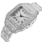 Montre Hip Hop glacée pour hommes (Togo)