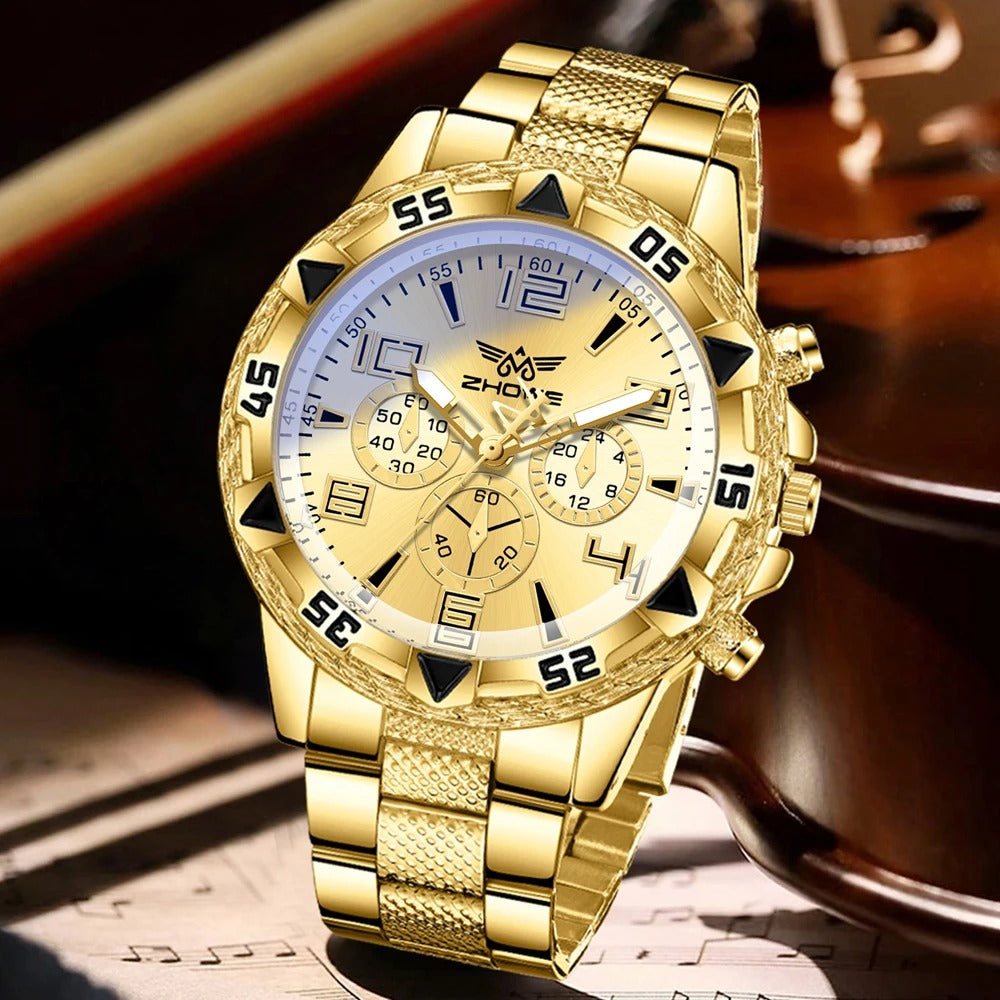 Montre avec trois yeux en alliage métallique (Chad)