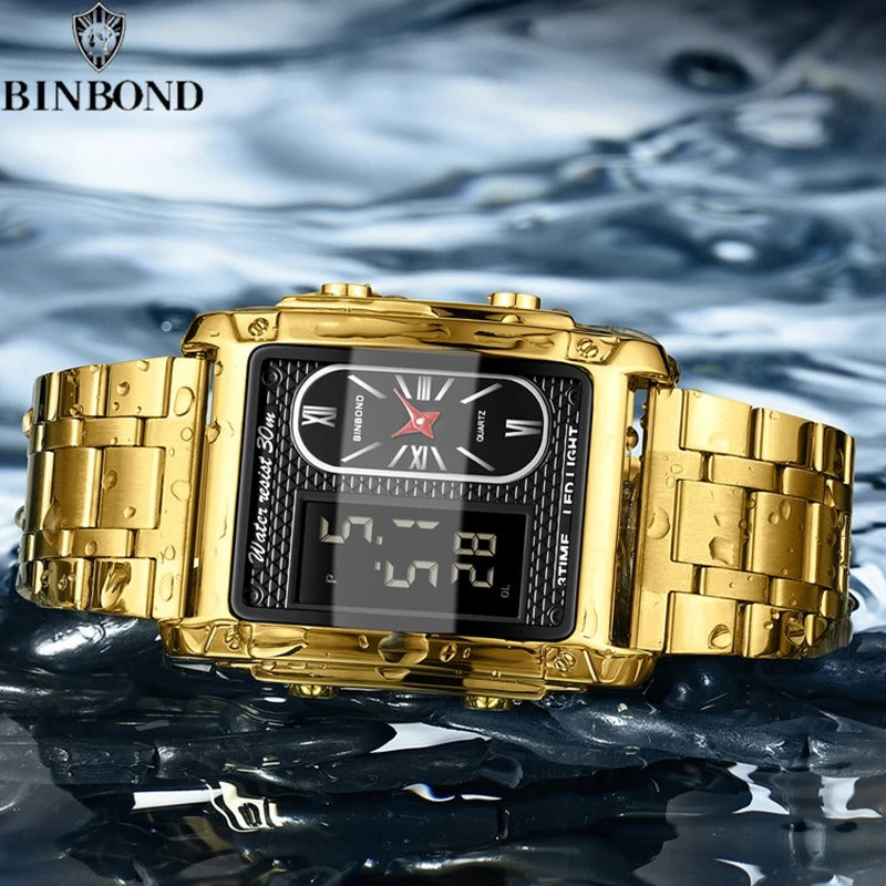 BINBOND – Montre à Quartz Multifonctionnelle pour Homme (Burkina faso)
