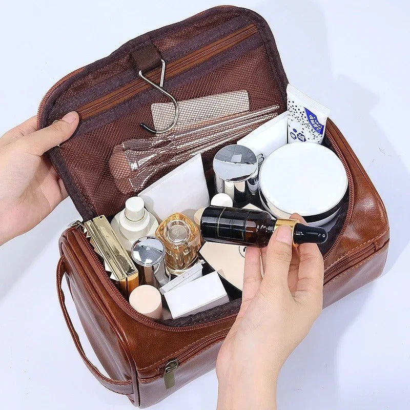 Trousse à cosmétique en cuir PU (Burkina faso)