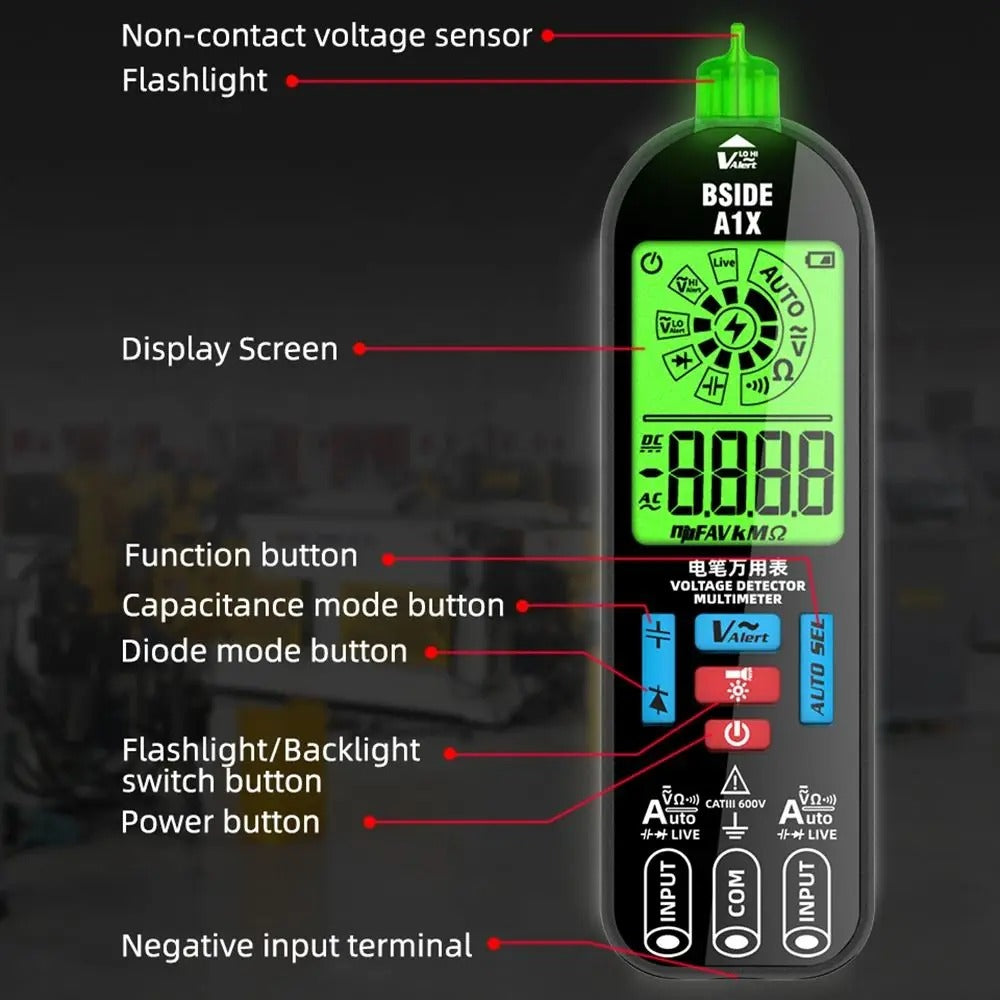 Testeur électrique multimètre numérique portable (Sénégal)