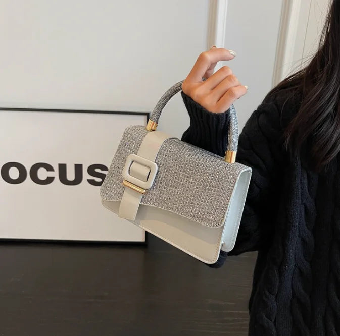 Sac élégant en tweed avec boucle (Chad)