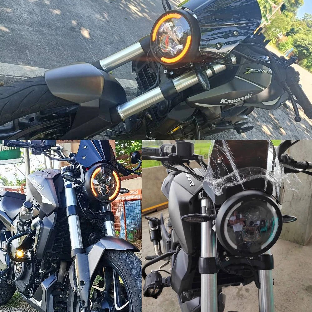 Phare multi-LED 7" avec clignotants (Chad)