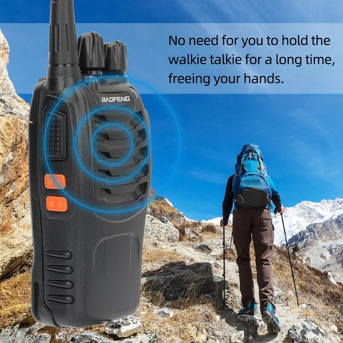 Talkie-walkie portable rechargeable (Benin)