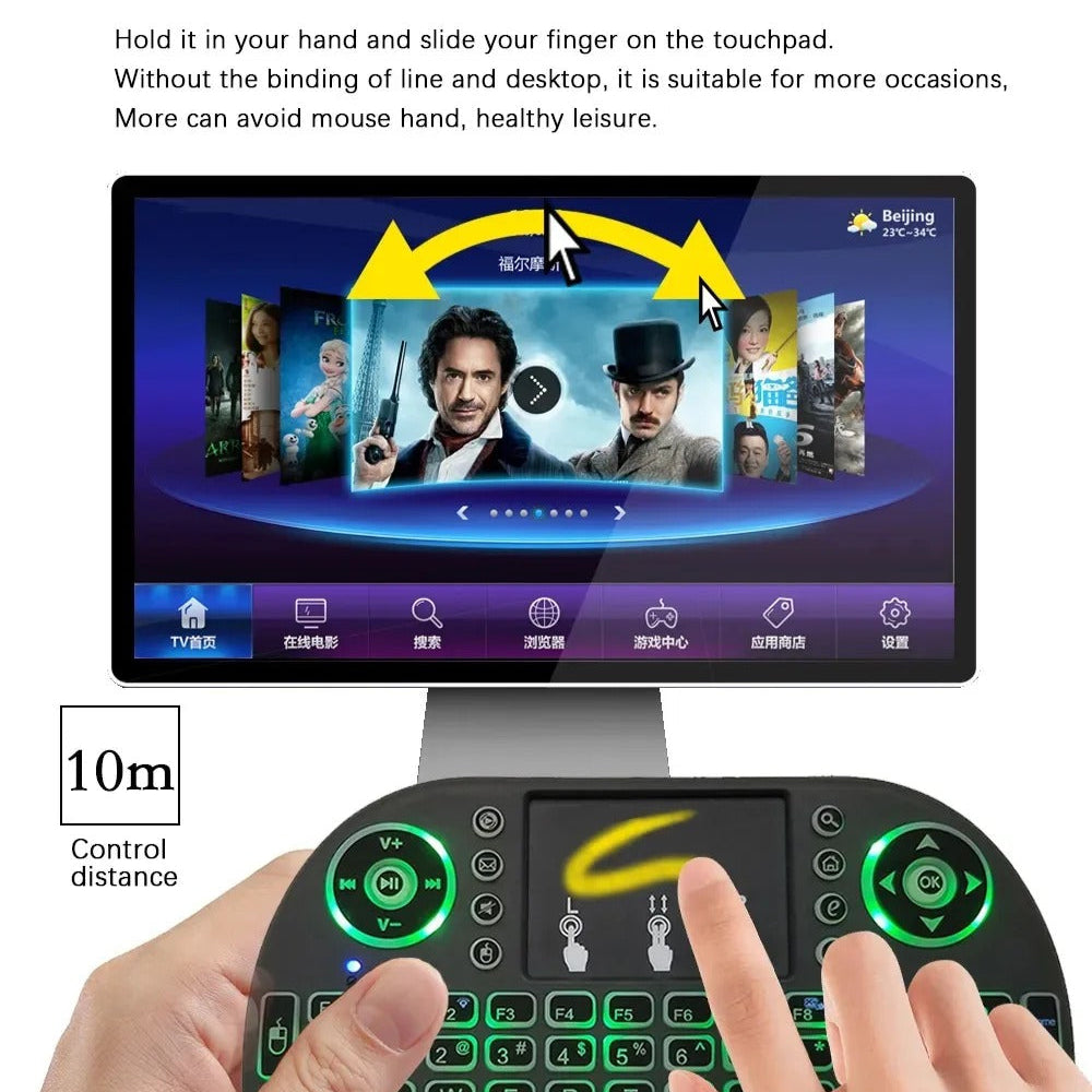 Clavier rétroéclairé sans fil (Cameroun)