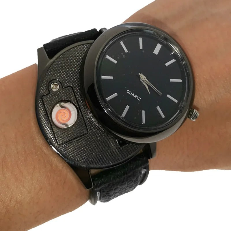 Montre pour hommes avec briquet électrique (Niger)