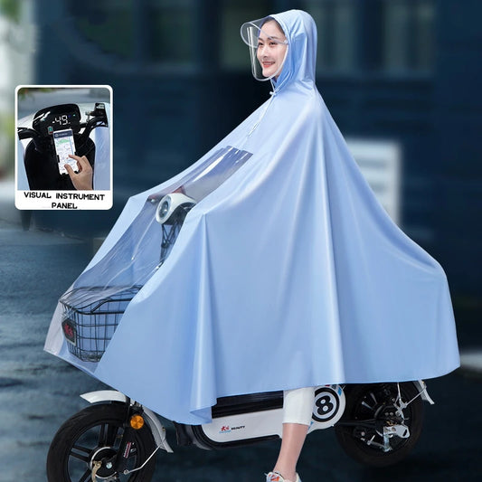 poncho de pluie à capuche avec couvercle miroir (Sénégal)