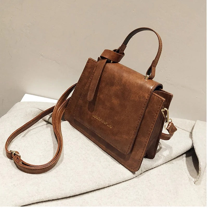 sac à bandoulière carré rétro en PU (Mali)