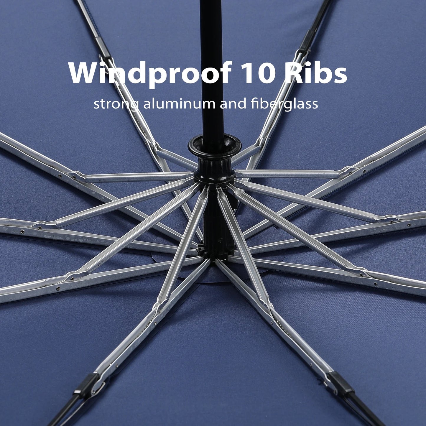 Parapluie Pliable à Ouverture Automatique Anti-UV-noir (Togo)