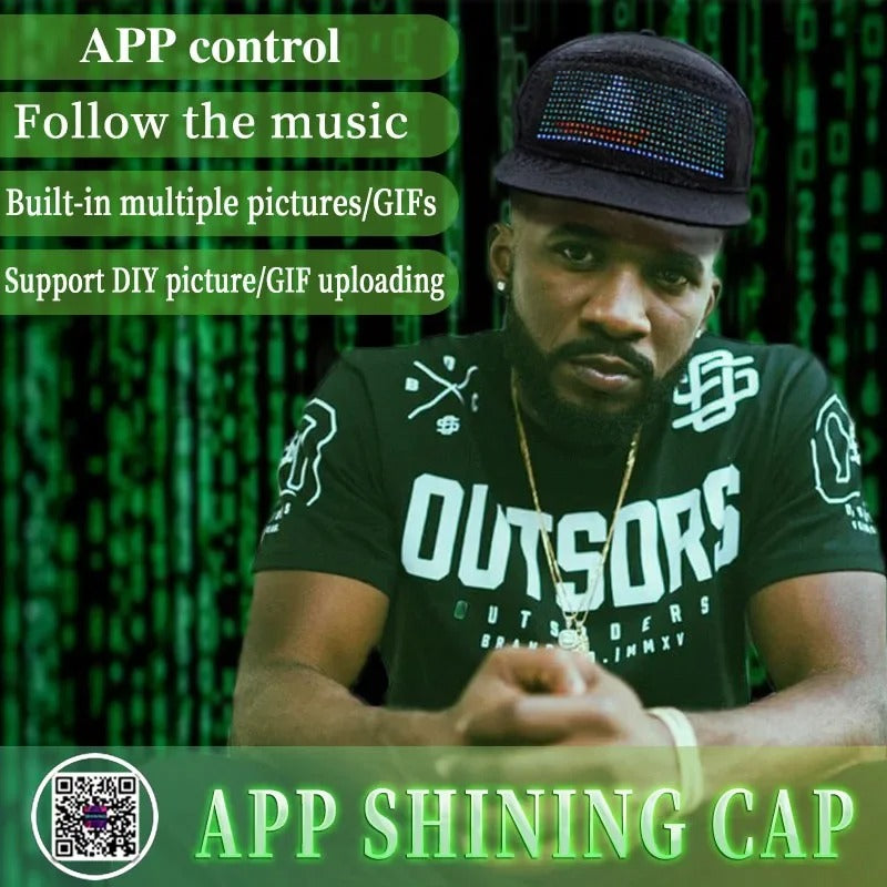 Chapeau Smart Matrix avec affichage LED (Chad)