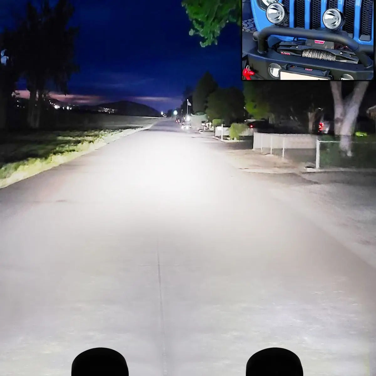 Lumières LED rondes super lumineuses (Niger)