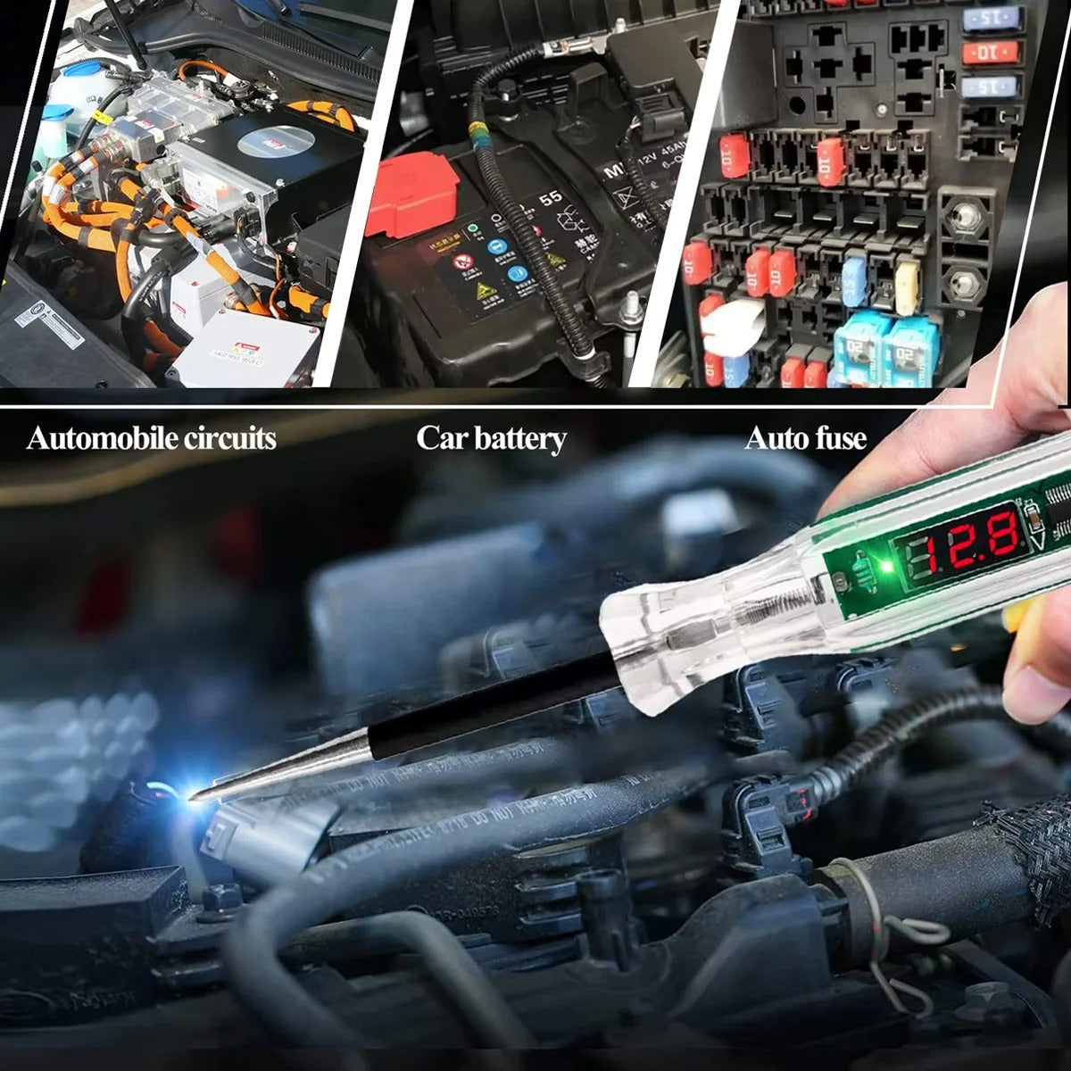 Testeur de circuit LED numérique (Congo)