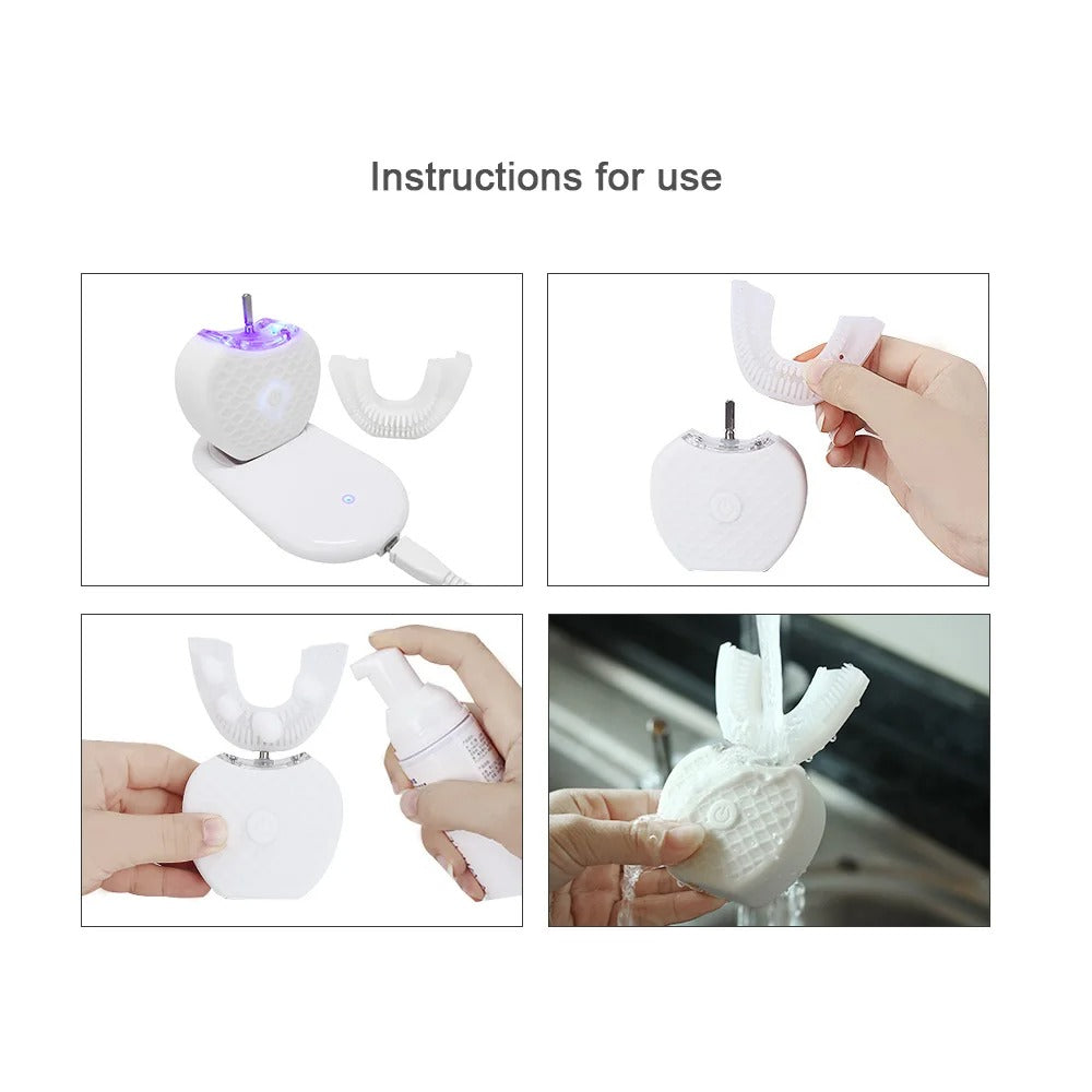 Brosse à dents électrique à ultrasons en forme de U (Sénégal)