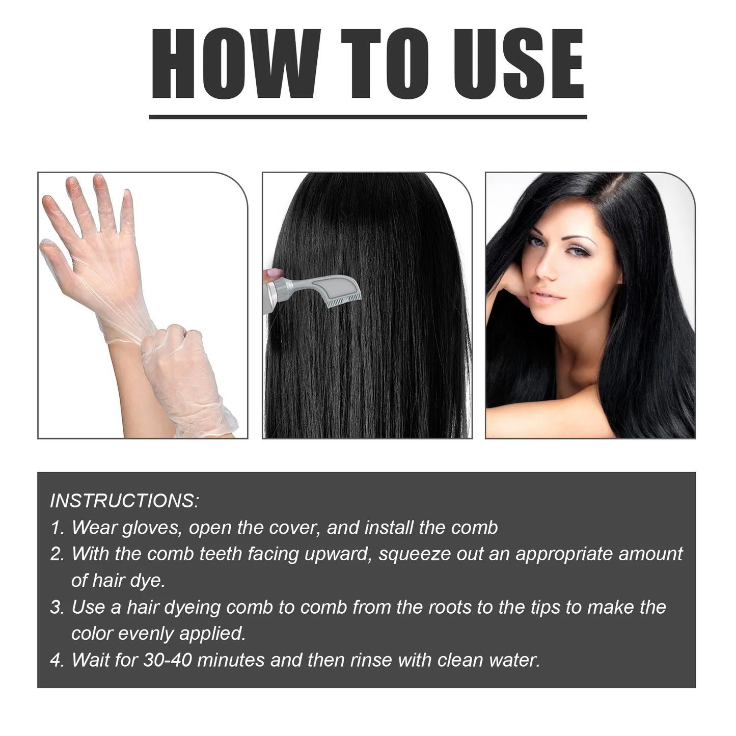 Crème de teinture pour cheveux aux fruits naturels (Burkina faso)