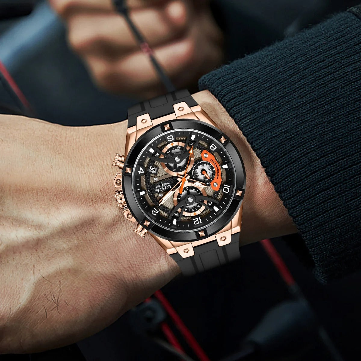 Nouvelle montre à quartz de sport (Congo)