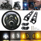 Phare multi-LED 7" avec clignotants (Chad)
