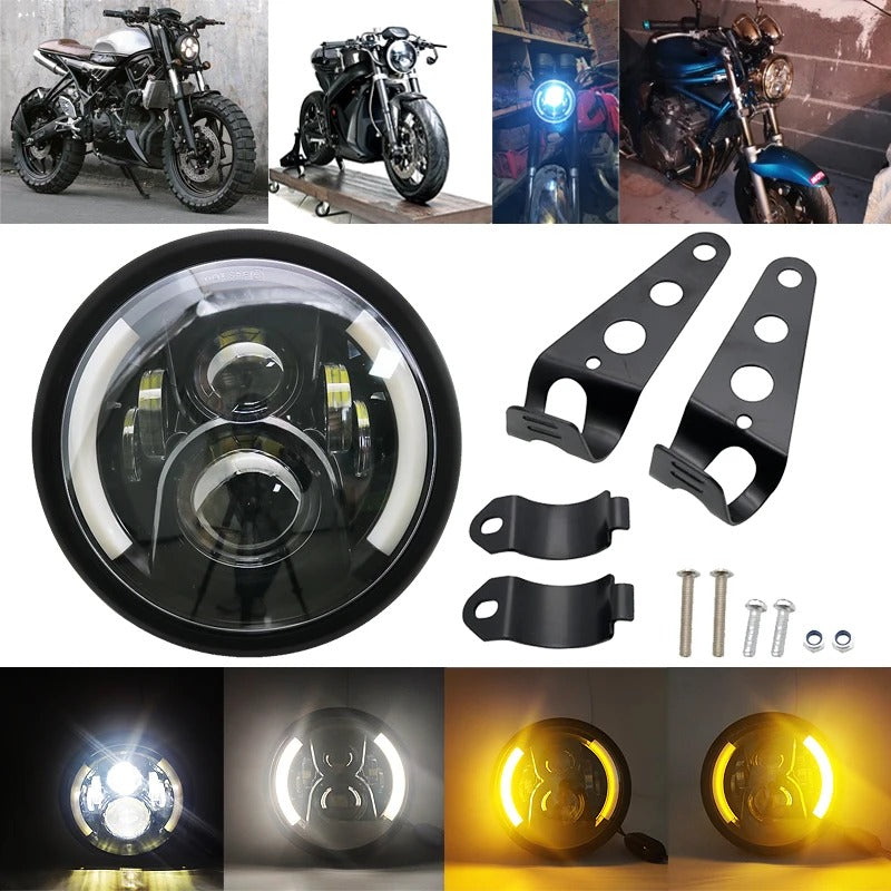 Phare multi-LED 7" avec clignotants (Chad)