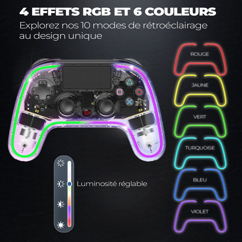 Manette de Jeu Sans Fil Transparente (Chad)